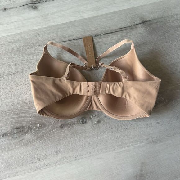 Skims fits everybody t-shirt Demi‎ bra in the color clay size 32DD NWT - Picture 7 of 8